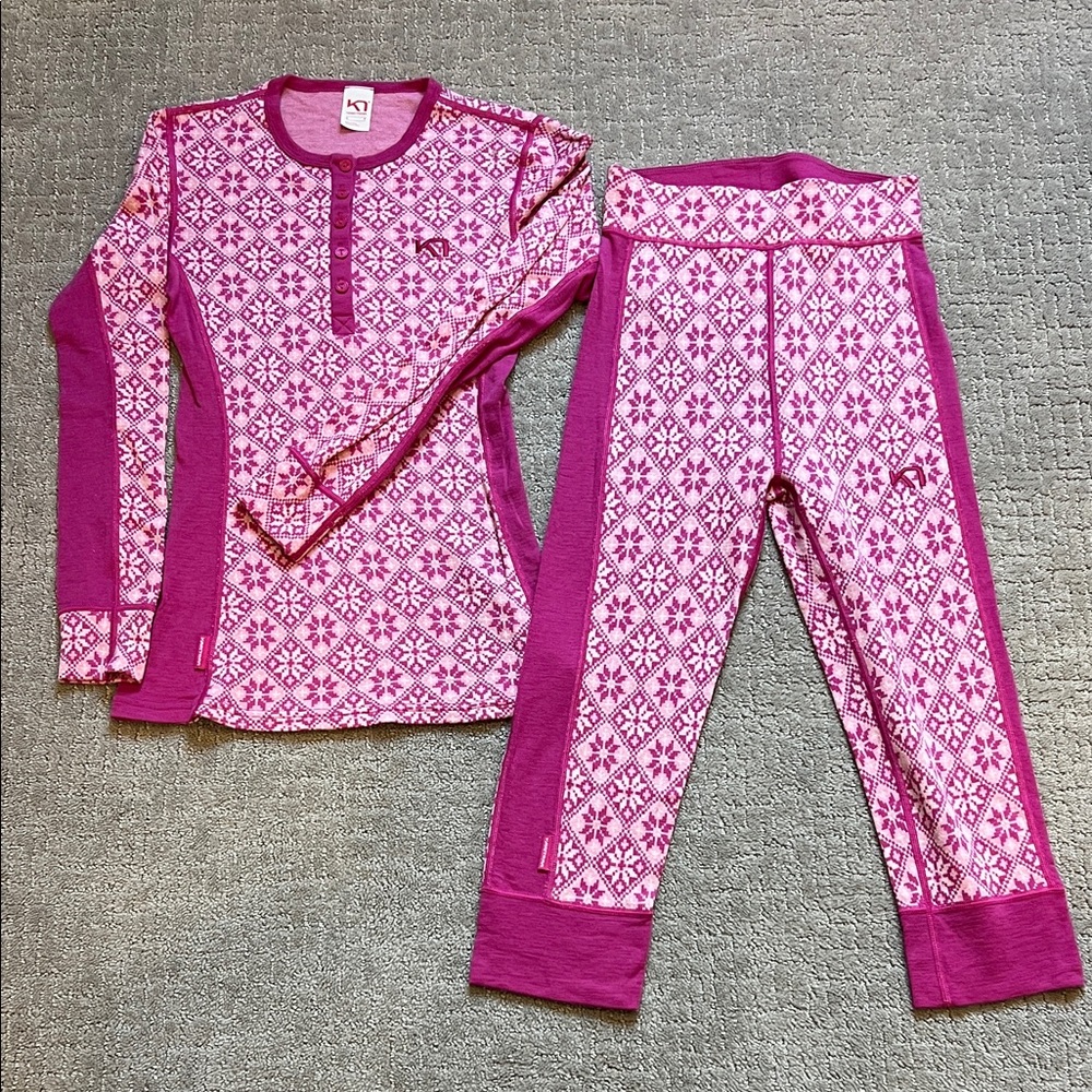 Kari Traa 100% Merino Wool Base Layer Set